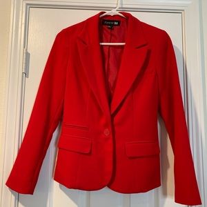 Red blazer